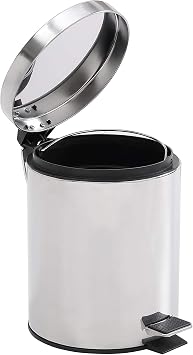 Modful Step Trash Can, Chrome