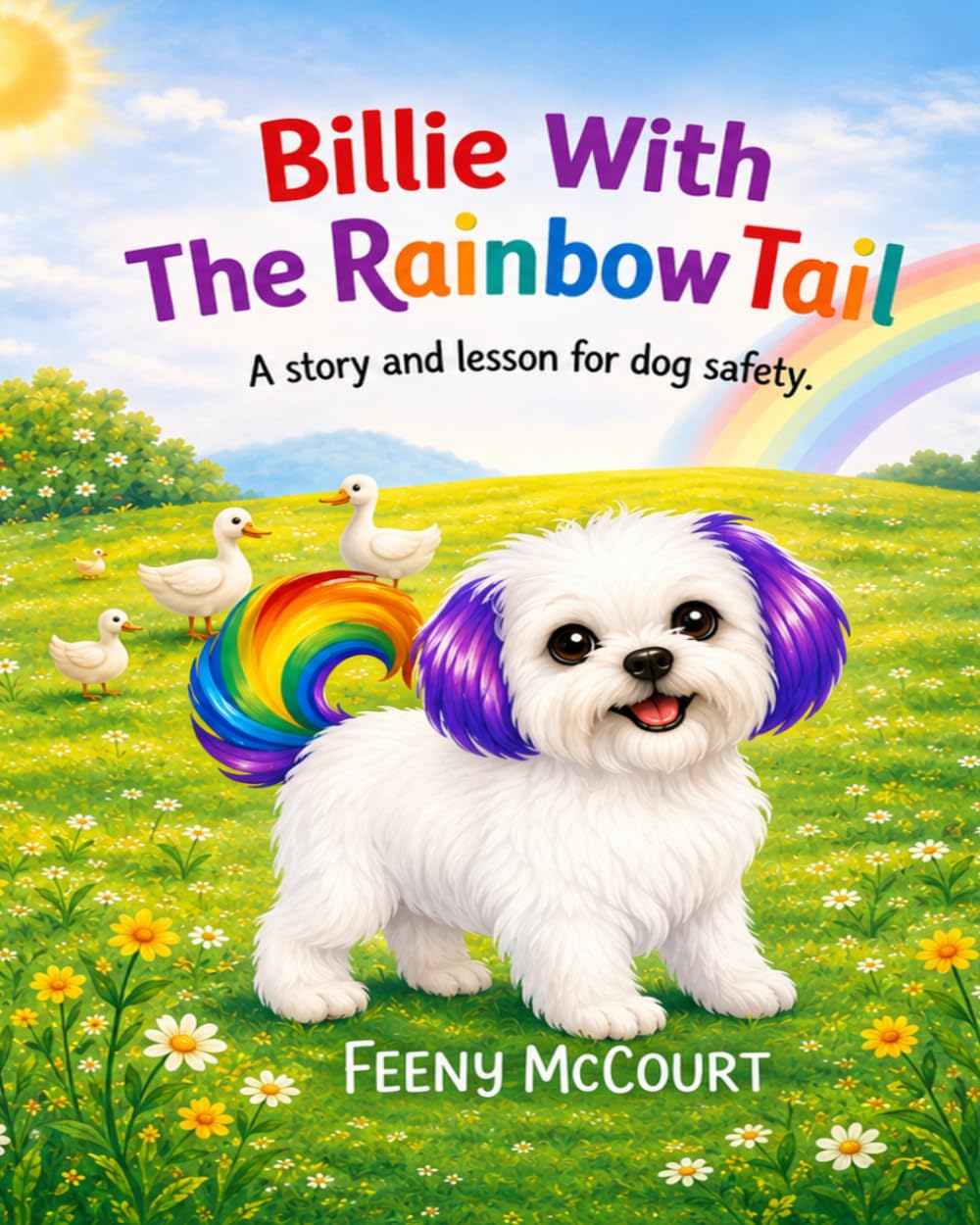 Billie with The Rainbow Tail: A Story and A Lesson For Dog Safety