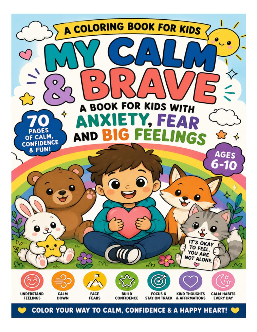 Calm & Brave Coloring Book