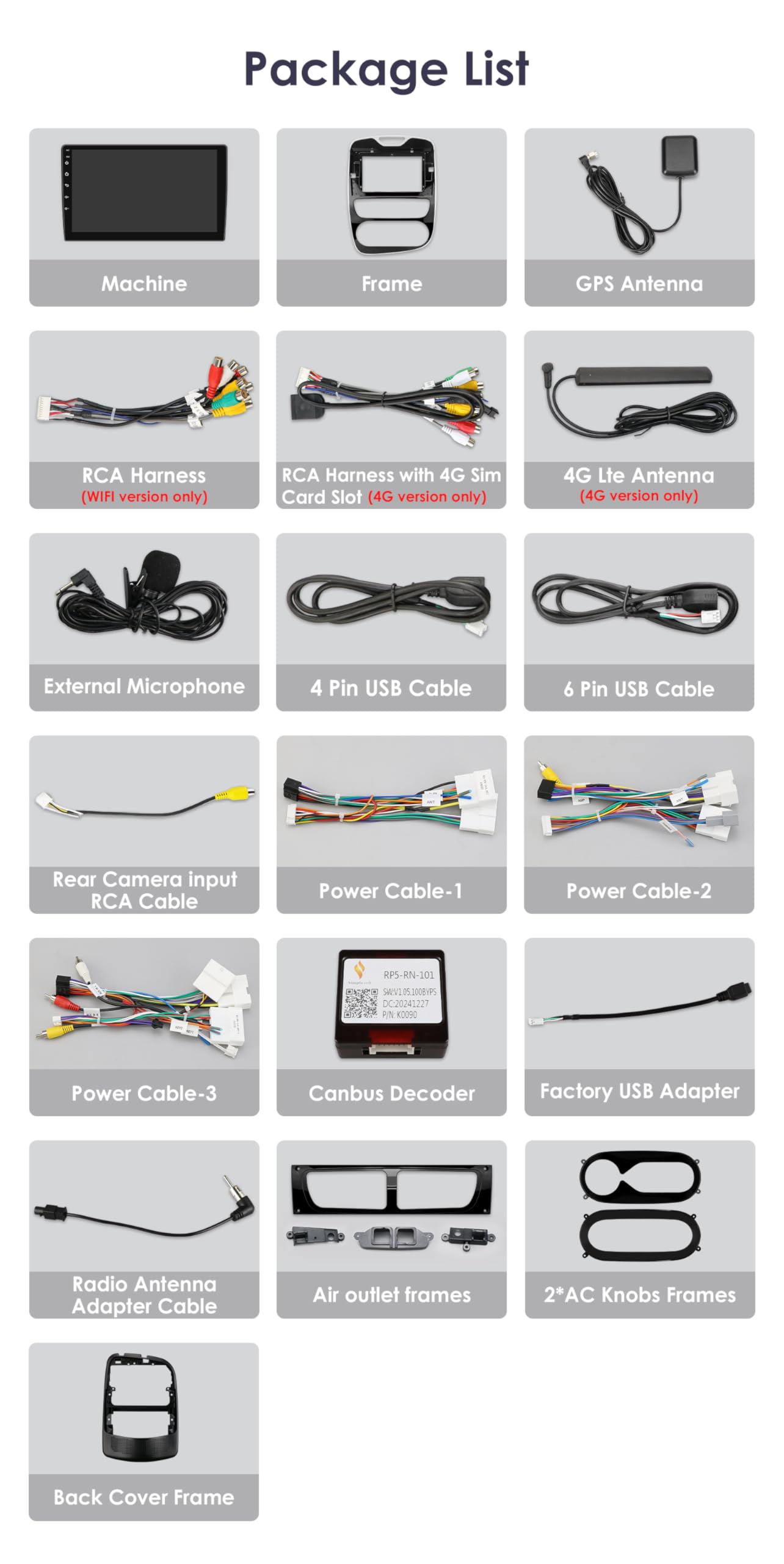 Android 14 Car Radio pour Renault Clio 2012-2019, 8 cœurs 4G 32G GPS Navi pour Renault Clio Radio de Voiture sans Fil Android Car Bluetooth Dab WiFi 4G Mirror Link entrée caméra arrière Avant FM