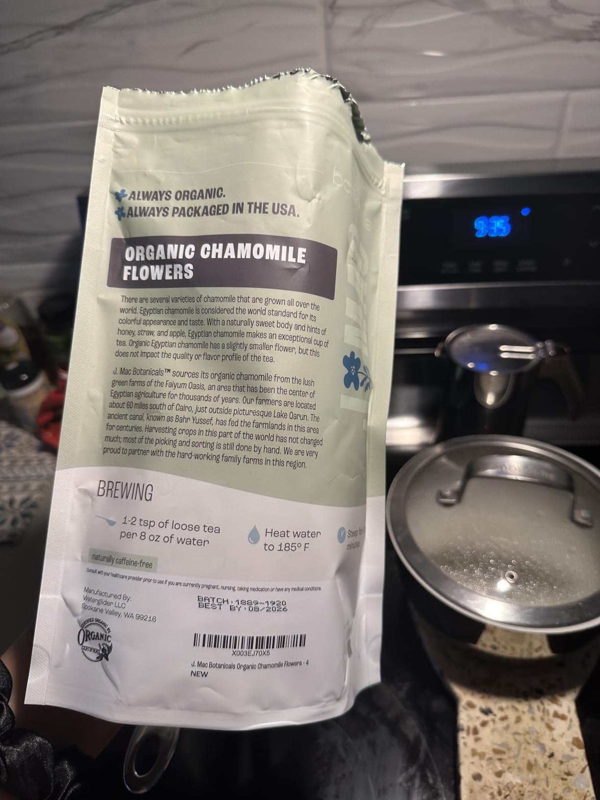 Reinmoson 1 Pack Tea Strainers for Loose Tea Single Cup