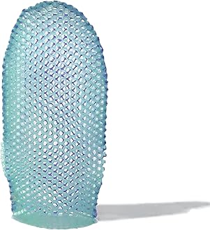 Supracor Stimulite Dual-Sided Bath Mitt - Lavender side (softer texture) Green side (firmer texture)