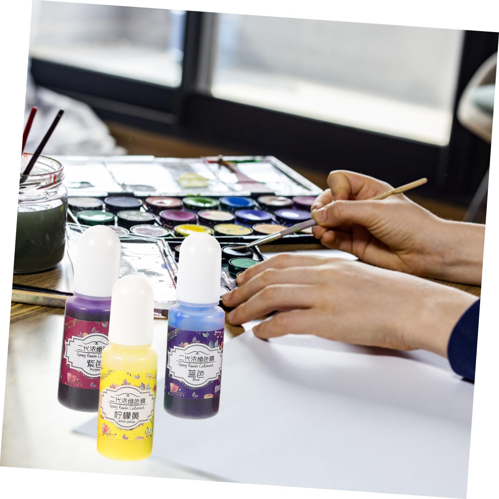 Operitacx 3 Sätze Epoxidharzpigment Für Rot Bastelfarbe Farbpigmente Kerzenherstellung Farbton Harzfarbe Diy-tool Flüssiges Harzpigment Epoxidharz-pigment Handwerksherstellung 10 Stück * 3