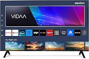MEDION 55″ Ultra HD Smart TV HDR10 Bluetooth VIDAA Store