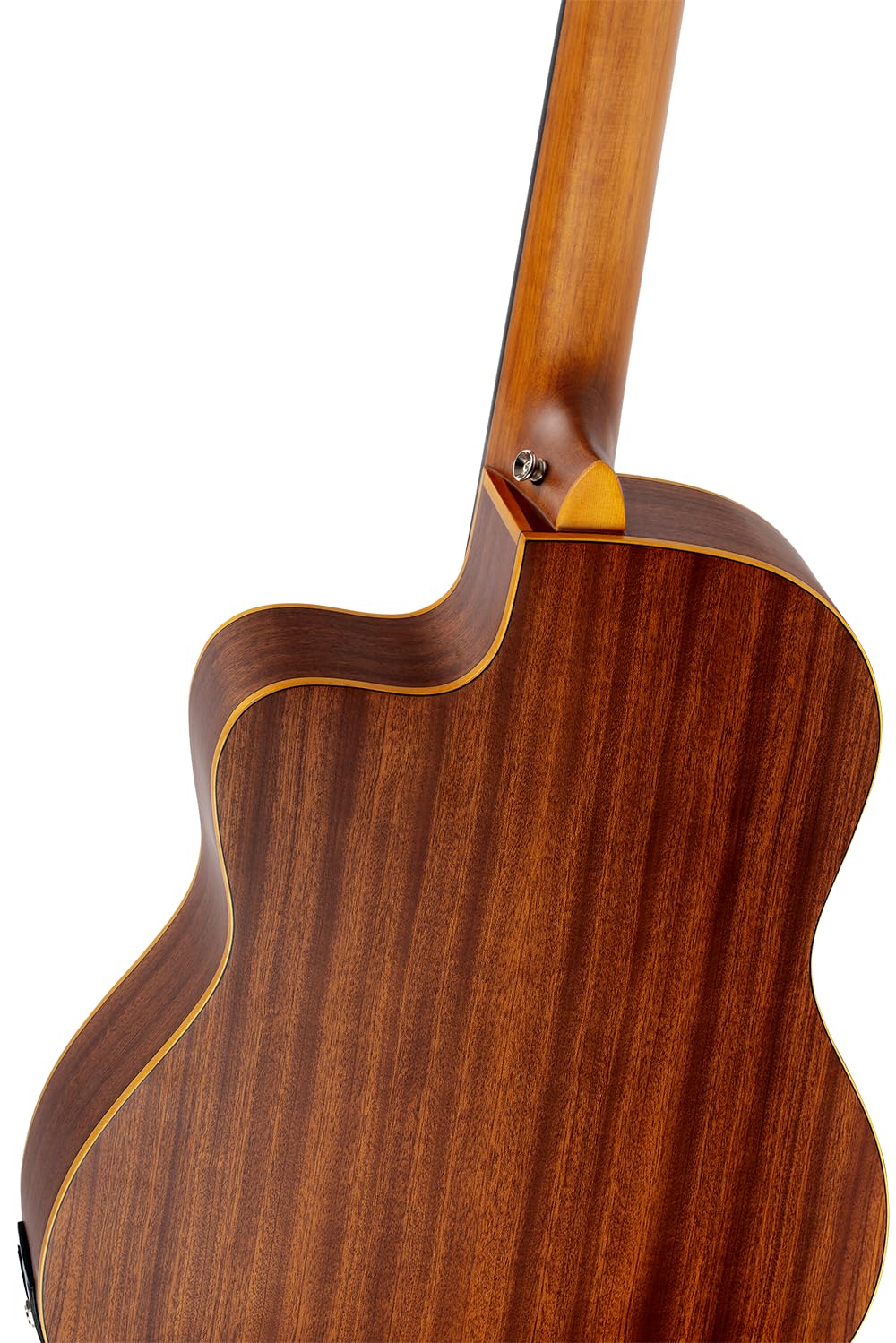 Ortega Guitars Chitarra Concerto Thinline Elettro-acustica - Serie Family - Slim Neck - include Gig Bag - top in mogano/abete (RCE125SN)