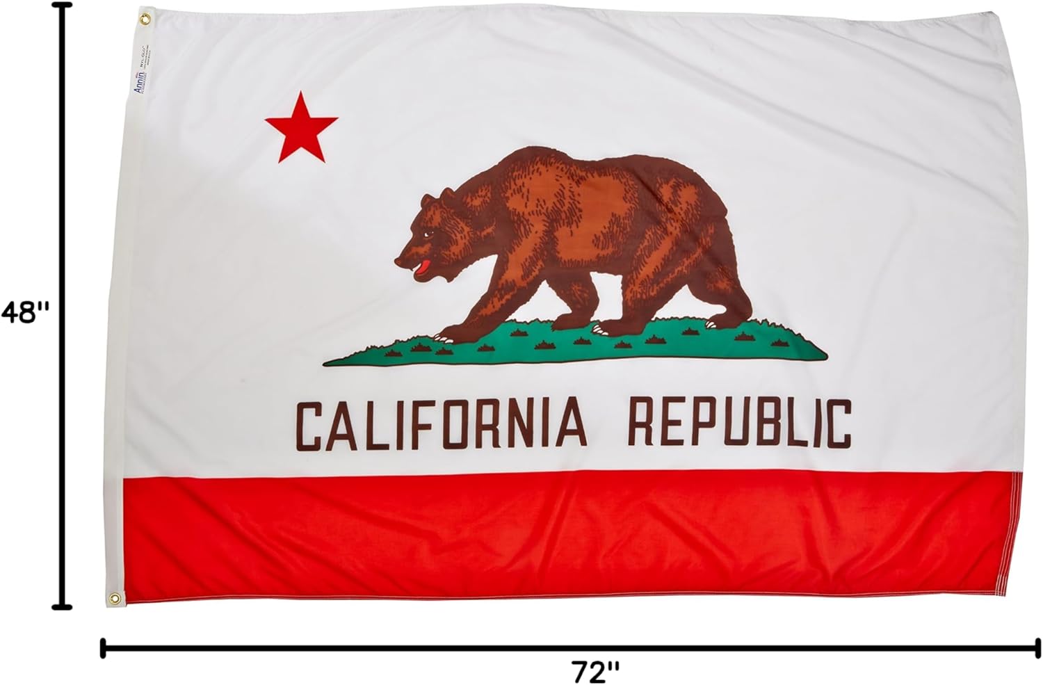 Annin Flagmakers California State Flag USA-Made to Official State Design Specifications, 4 x 6 Feet (Model 140470)