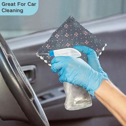 Miniatura 7 de FRODOTGV Juego de 6 toallas de cocina de microfibra decorativa de calidad con motivos provenzales, de secado rápido, para horno de restaurante