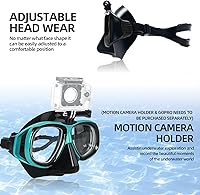 Vista 7 de Snorkeling Gear for Adults Youth, Nearsighted Anti-Fog Diving Mask & Silicone Dry Snorkel for Scuba Diving Spearfishing Freediving