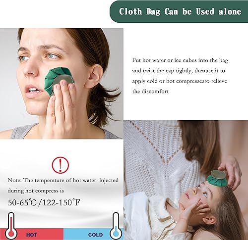 Miniatura 5 de Enfriador de cuello para clima cálido, reutilizable, dispositivo de enfriamiento de cuello, bolsa de agua caliente para aliviar el dolor, a prueba