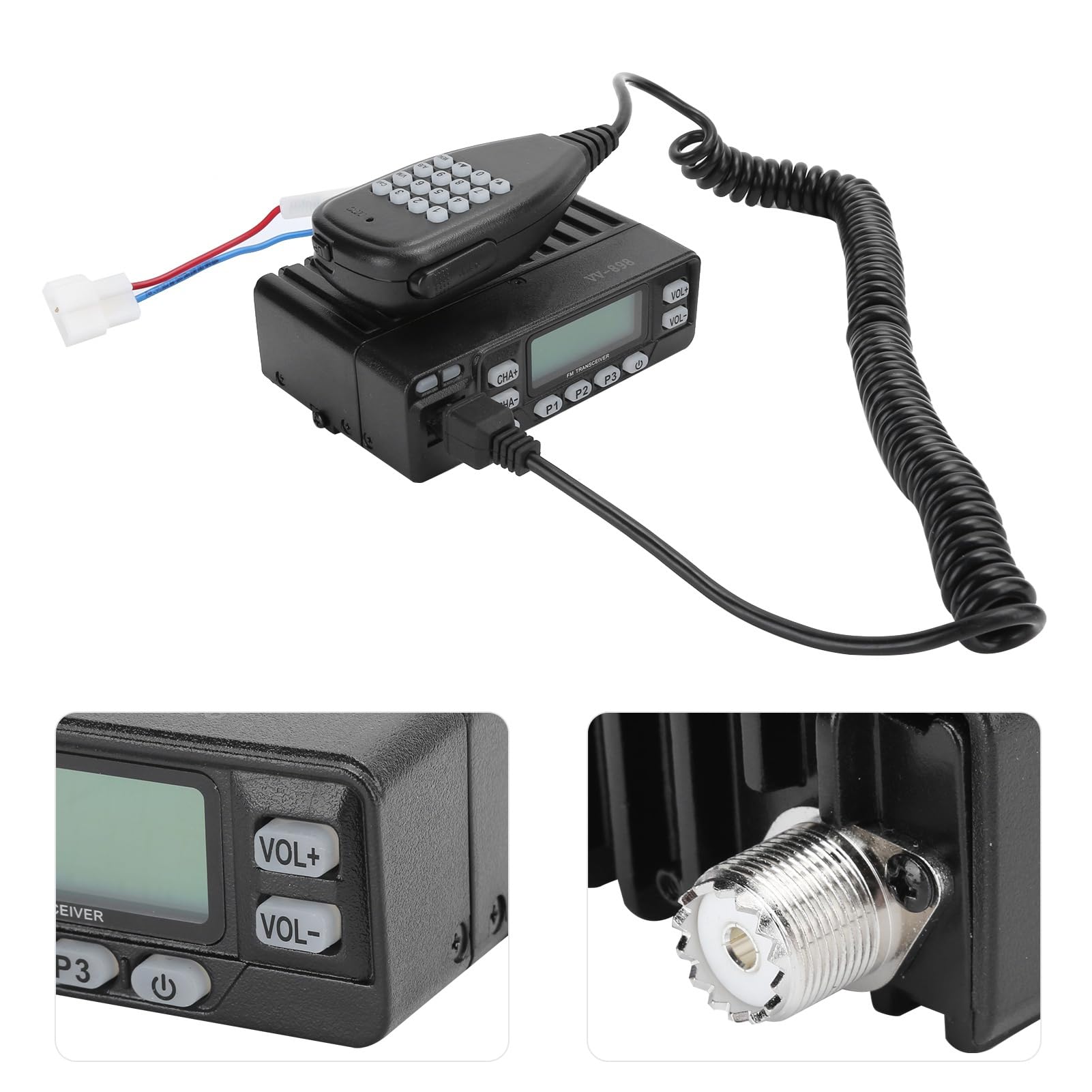 Dualband-Mobiltransceiver 136 Bis 174 MHz 400 480 MHz 25 W Funkgerät