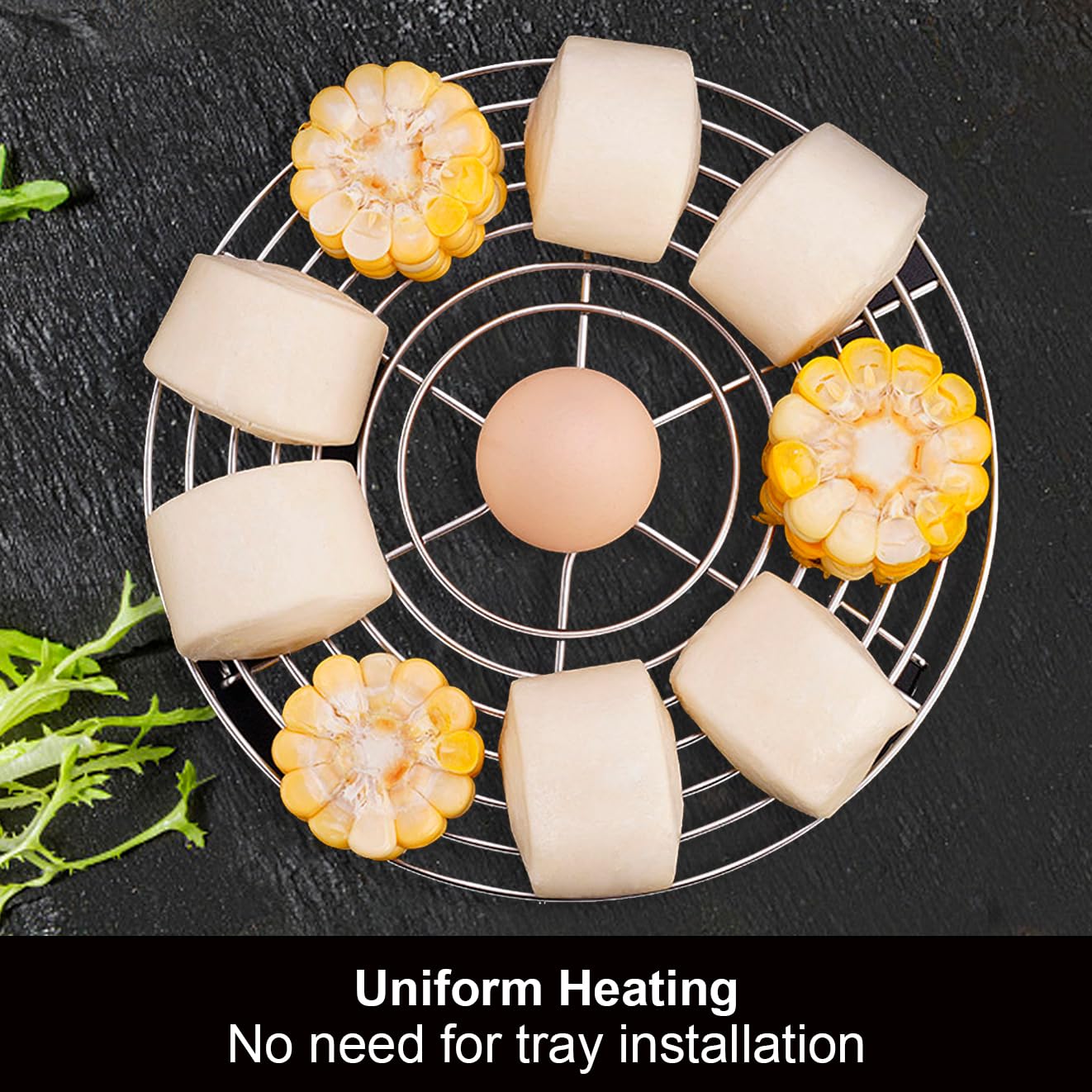 Support De Cuisson à Vapeur Rond En Acier Inoxydable Pour Cuisson à La Vapeur