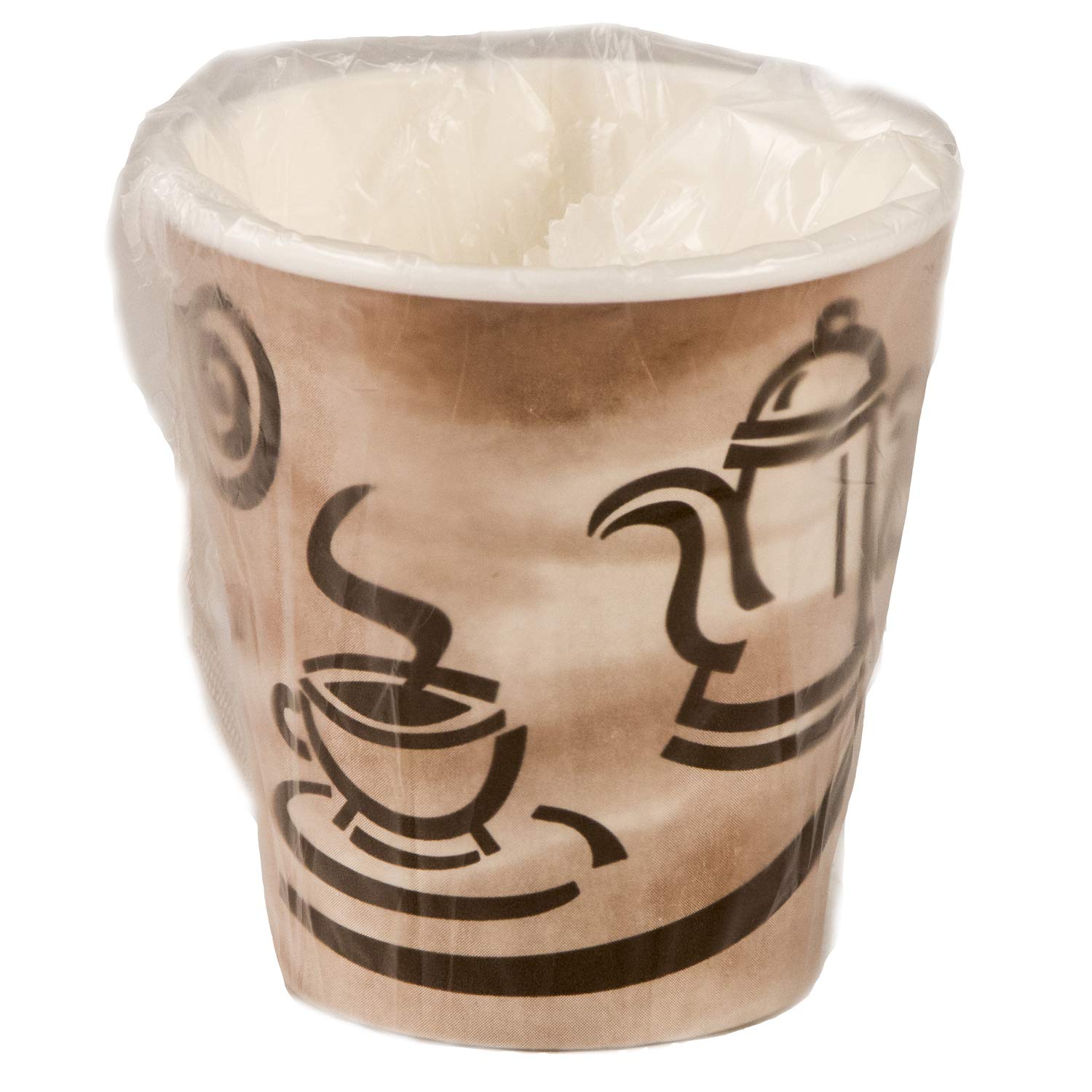 Empress 10oz Wrapped Squat Paper Hot Cup Stock Empress Print 20/ by Empress 1908 – 10oz, 10.0 ounces, Paper, Brown, Pack of 1000