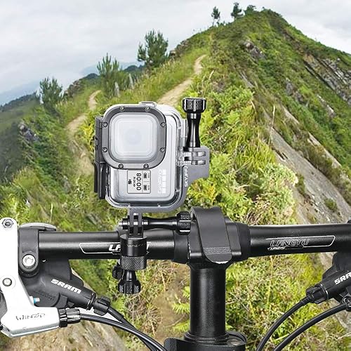 Miniatura 6 de Adaptador vertical de aluminio de 90 grados Adaptador de codo para GoPro Hero 8 (se pueden instalar accesorios)