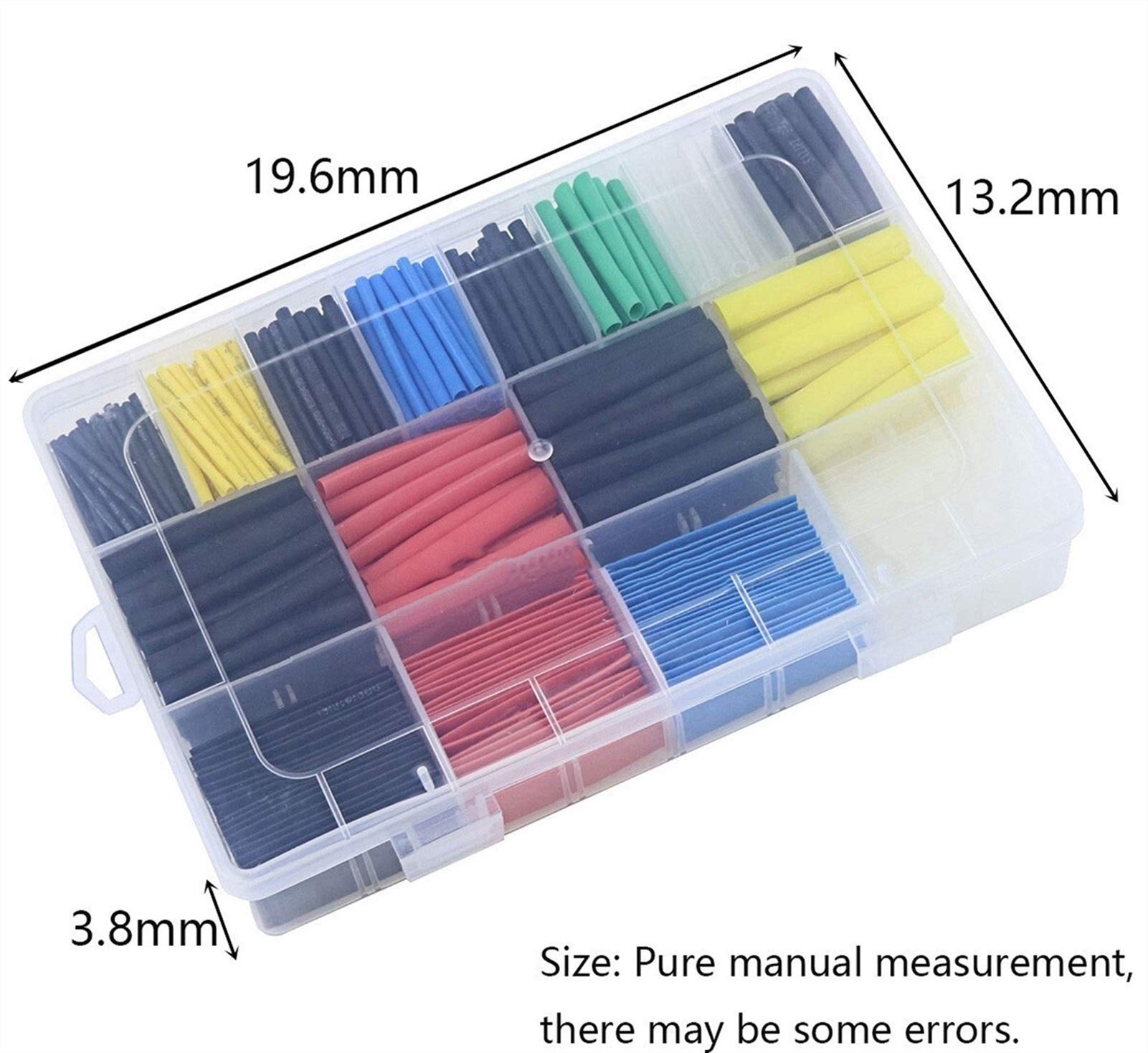 Rurki termokurczliwe, Rury termokurczliwe, stosunek 2:1(260pcs)