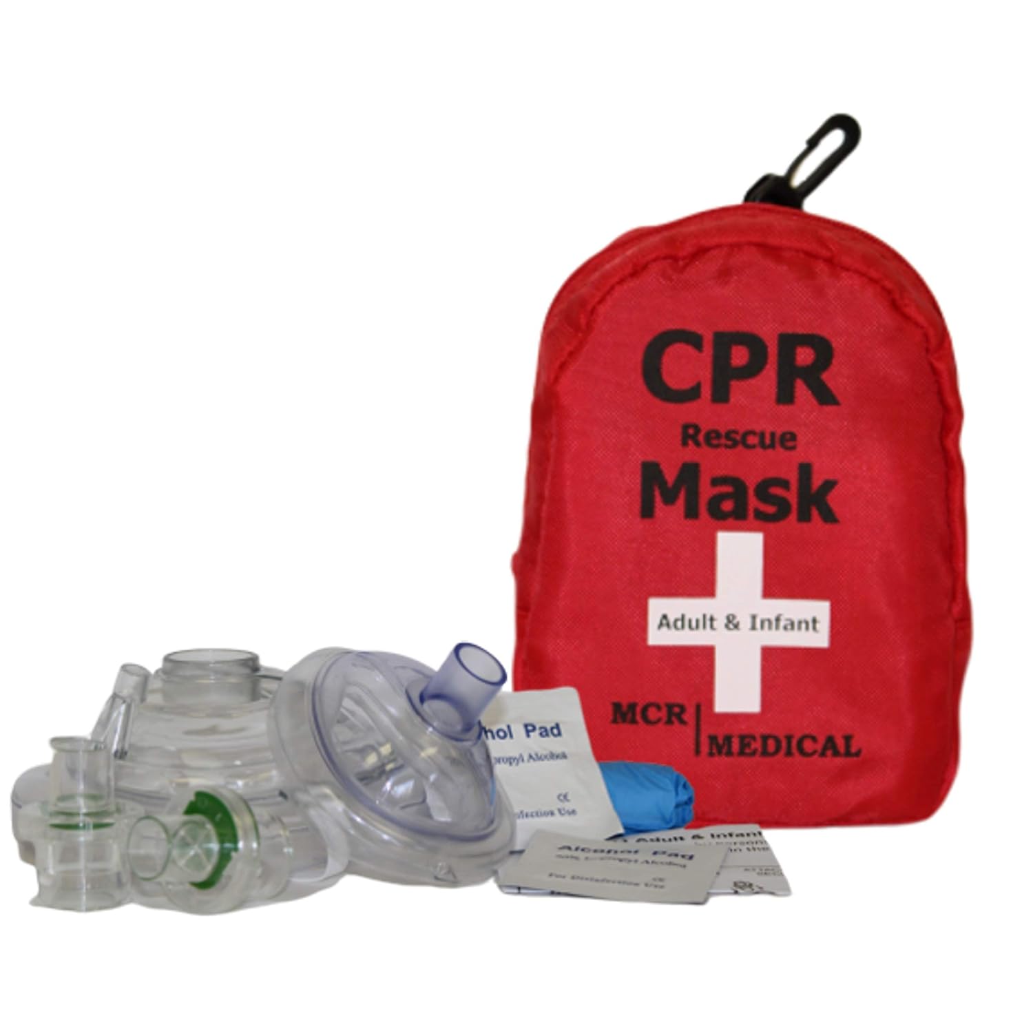 Pack of 5 MCR Medical Adult & Infant CPR Mask Combo Kits (with 2 Valves ea.) : Industrial & Scientific