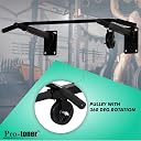 Protoner Dynamic Wall Mounting Chin up Bar with Lats Pully & Multiple Accessories gallery image