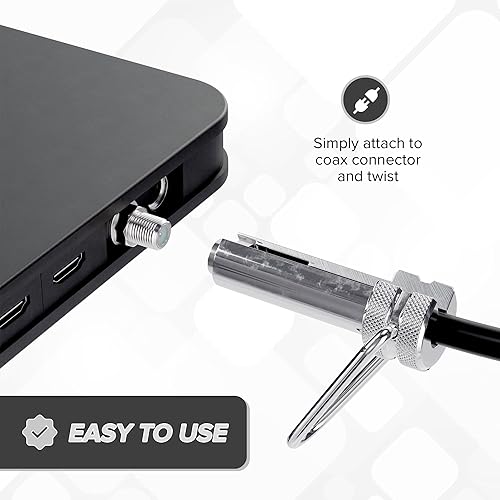 Miniatura 7 de THE CIMPLE CO Herramienta coaxial, llave de seguridad coaxial, adaptador de escudo y extracción de filtro, llave de bolsillo, apriete y afloje los