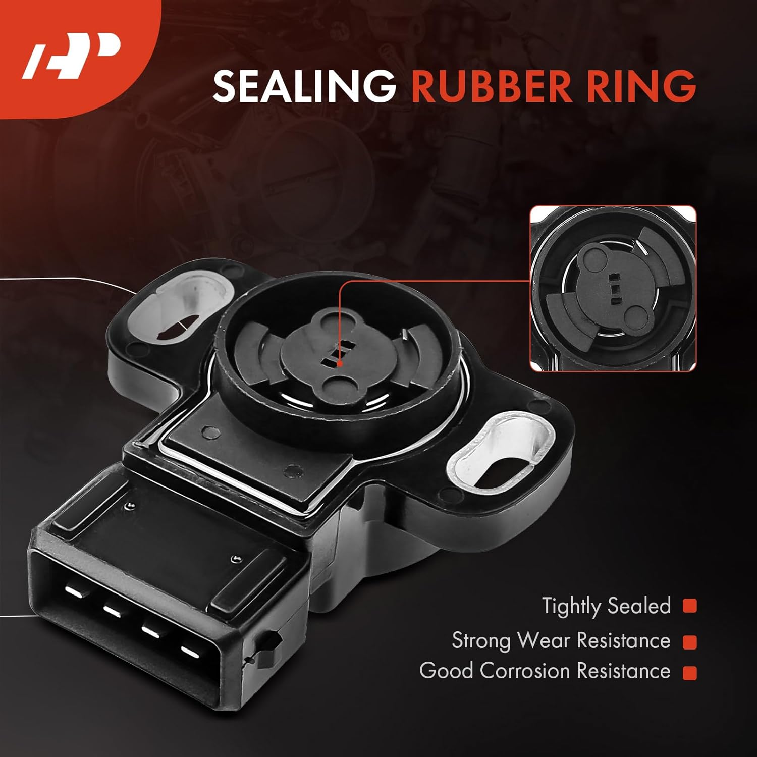 A-Premium TPS Throttle Position Sensor Compatible with Mitsubishi Diamante 1997-2004 3.5L Montero Sport 1998-2000 3.0L, Petrol, Replace# MD614735