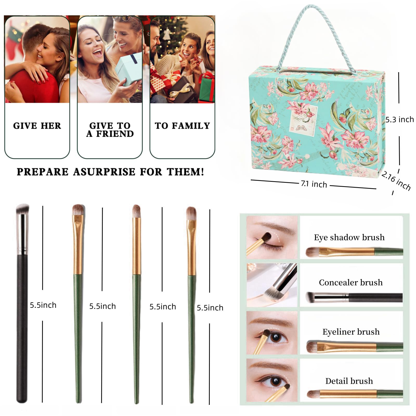 All-in-One-Make-up-Set für Teenager und Mädchen, komplettes Anfänger-Make-up-Geschenk-Set mit Lidschatten-Palette, Foundation und Lipgloss, Make-up-Set für Kinder von 6–12 und 12–18 Jahren