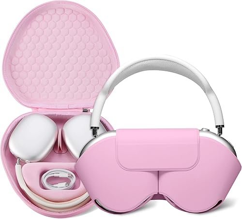 Miniatura 24 de Maxjoy para Apple Airpods Max Funda Inteligente, Funda Protectora de Cuero PU Suave Accesorios para Airpod Max con Modo de Suspensión, Funda de