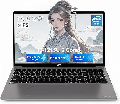 NIMO 15.6" FHD IPS Laptop, Intel Core i3-1215U Beats i5-1135G7 Class