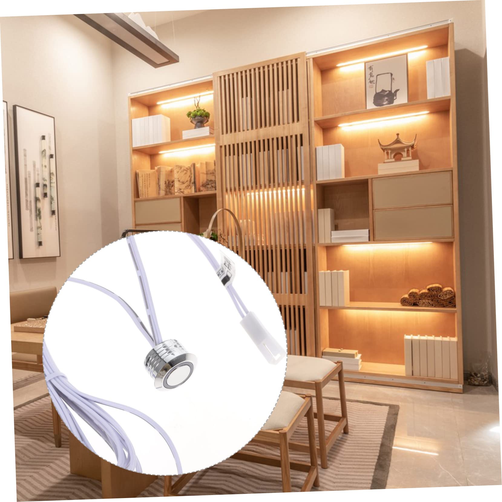 Operitacx 4 Piezas Interruptor de detección táctil Interruptor LED para muebles lámpara sensor regulador de intensidad movimiento banda ligero condujo para la luz para tira LED abdominales