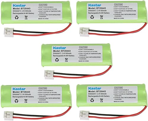 Miniatura 6 de Kastar Batería inalámbrica (paquete de 3), Ni-MH 2.4V 800mAh, repuesto para BT-18443 BT-28443 89-1337-00-00 VTech LS-6115 LS-6117 LS-6125 LS6126