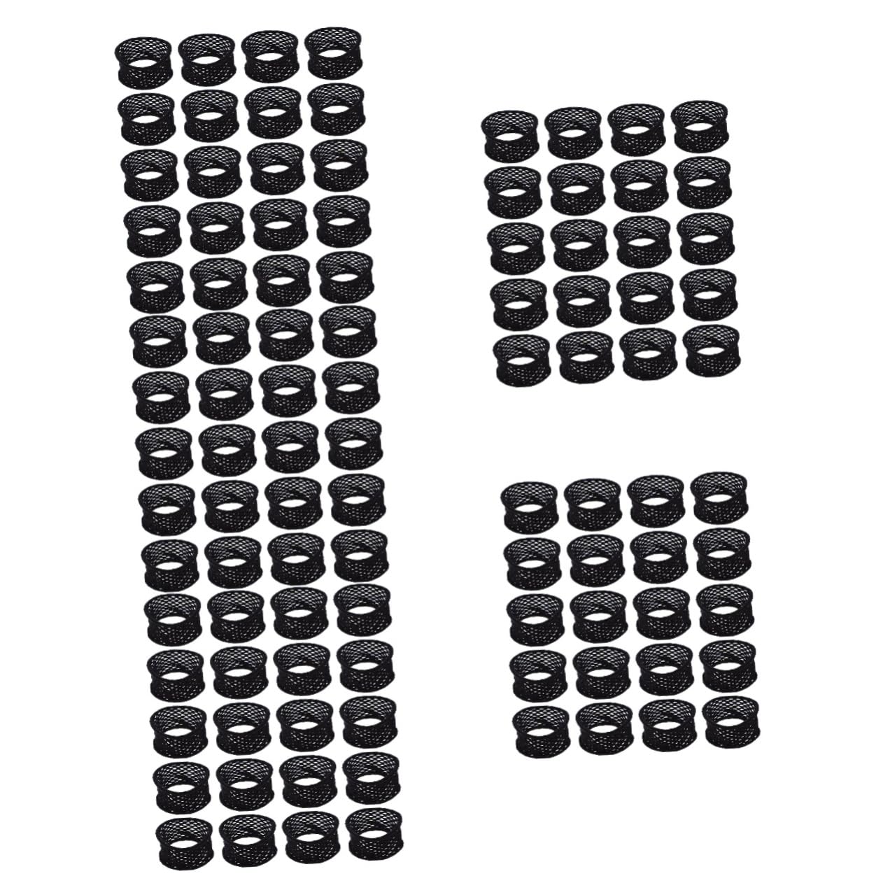 Didiseaon 5 Juegos De Coleteros Elásticos Para El Pelo Para Mujer Sin Daños Banda Ancha Accesorios Para Peinar El Cabello Color Negro 20 Unidades X 5