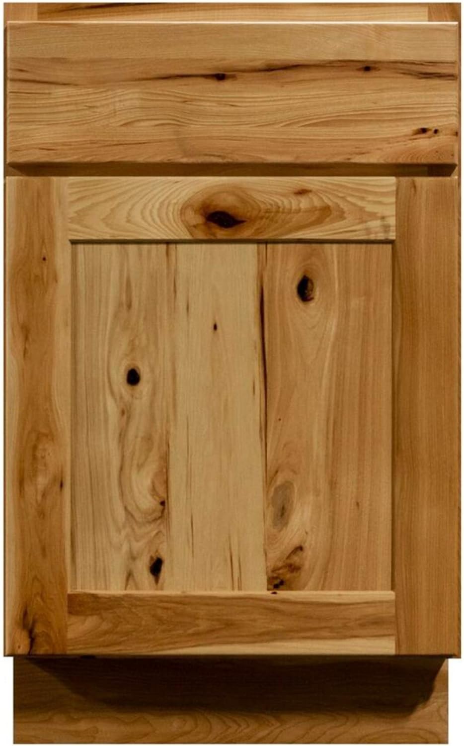 21" Hickory Bathroom Vanity - Rustic Country Bathroom Furniture Cabinets - 21 Inch Single Sink Base Vanities