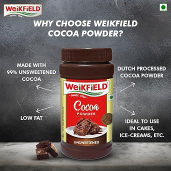 WeiKFiELD Cocoa Powder, 150g