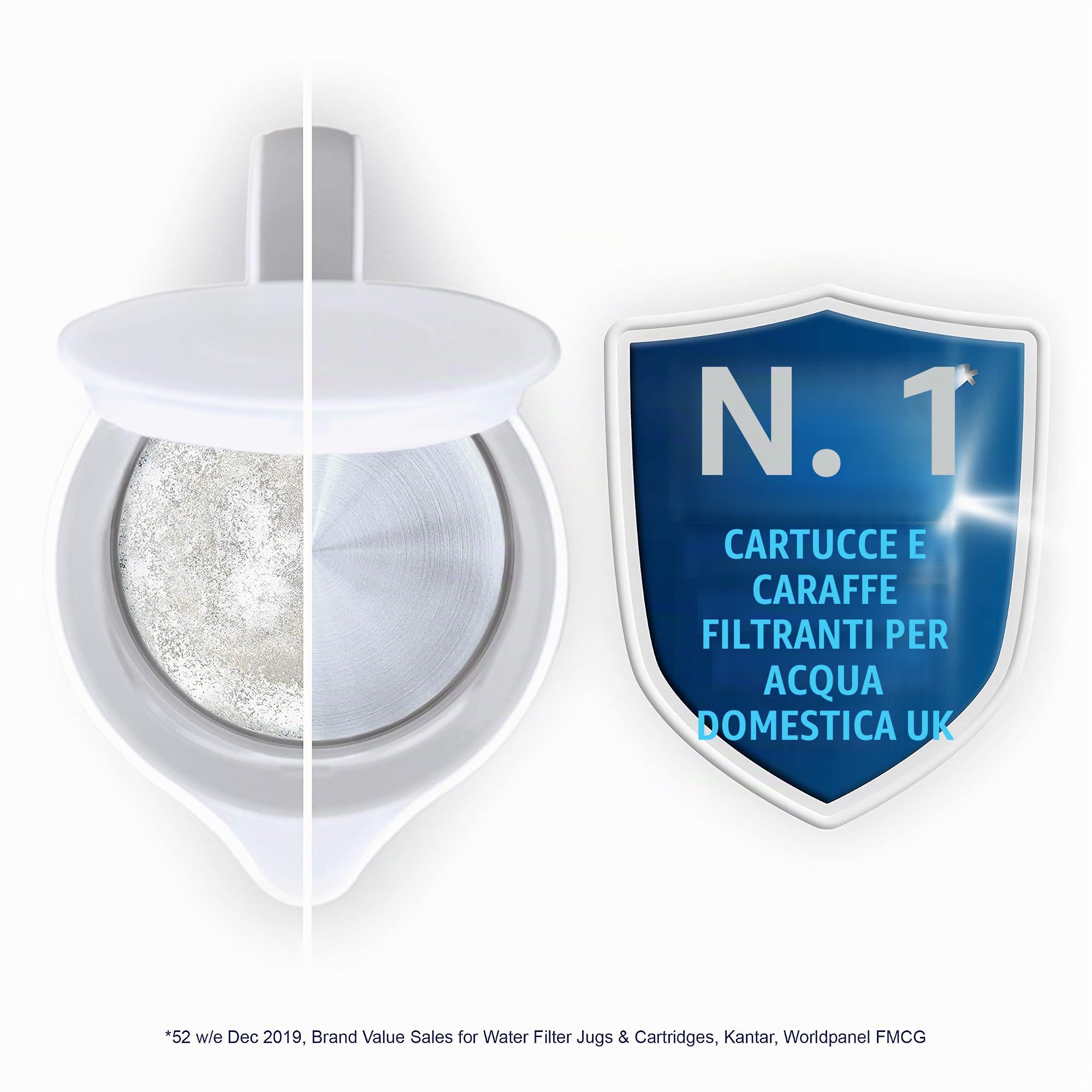 BRITA MAXTRA+ - Cartucce di ricambio per filtro dell'acqua, compatibili con tutte le caraffe BRITA – riducono cloro, calcare e impurità per un gusto eccezionale – Confezione da 15