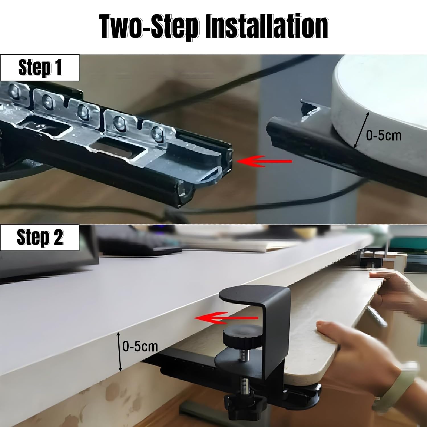 Tastatur Auszug Für Schreibtisch Mikikit Ausziehbare Tastaturablage Schublade Für Schreibtisch Tastaturauszug Untertischmontage