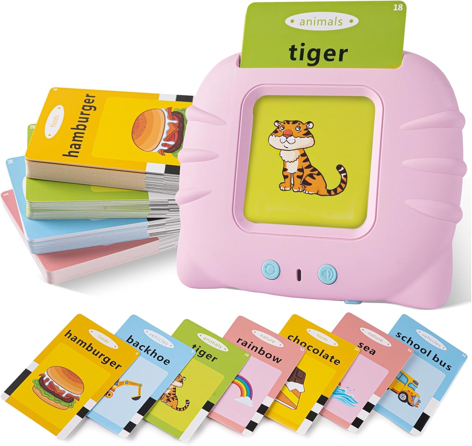 Talking Flash Cards for Toddlers 2 3 4 5 6 Years Speech