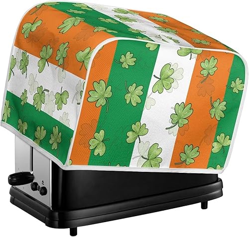 Vista 115 de Dreaweet Funda para tostadora de dibujos animados Kawaii Toast, de poliéster, se adapta a la mayoría de tostadoras de ranura larga de 4 rebanadas