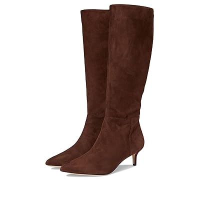 Lauren Ralph Lauren McKay Suede Tall Boots Heel Women