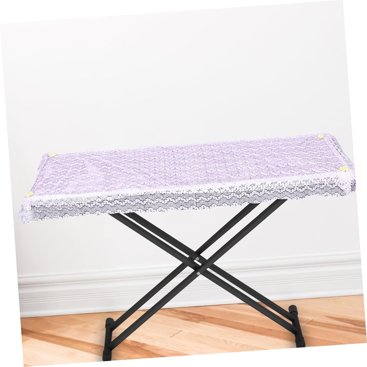 VICASKY Lace Piano Keyboard Cover Lightweight Protective Dust Cover for Electronic Organ Keys Easy to Clean Portable Design Decorative Lace Detailing for Indoor Use