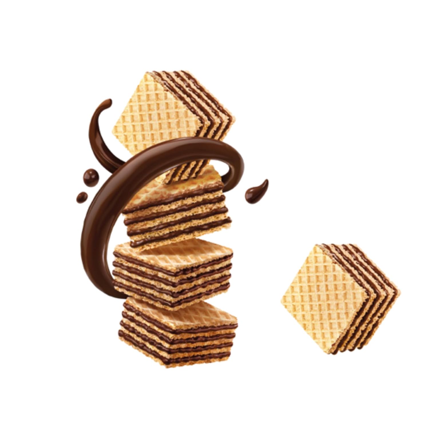 Gastone Lago Party Wafers, Chocolate, 8.82 oz – Italian Wafer Cookies with Chocolate Cream Filling, Non-GMO Verified, Authentic Taste of Italy [Pack of 3]