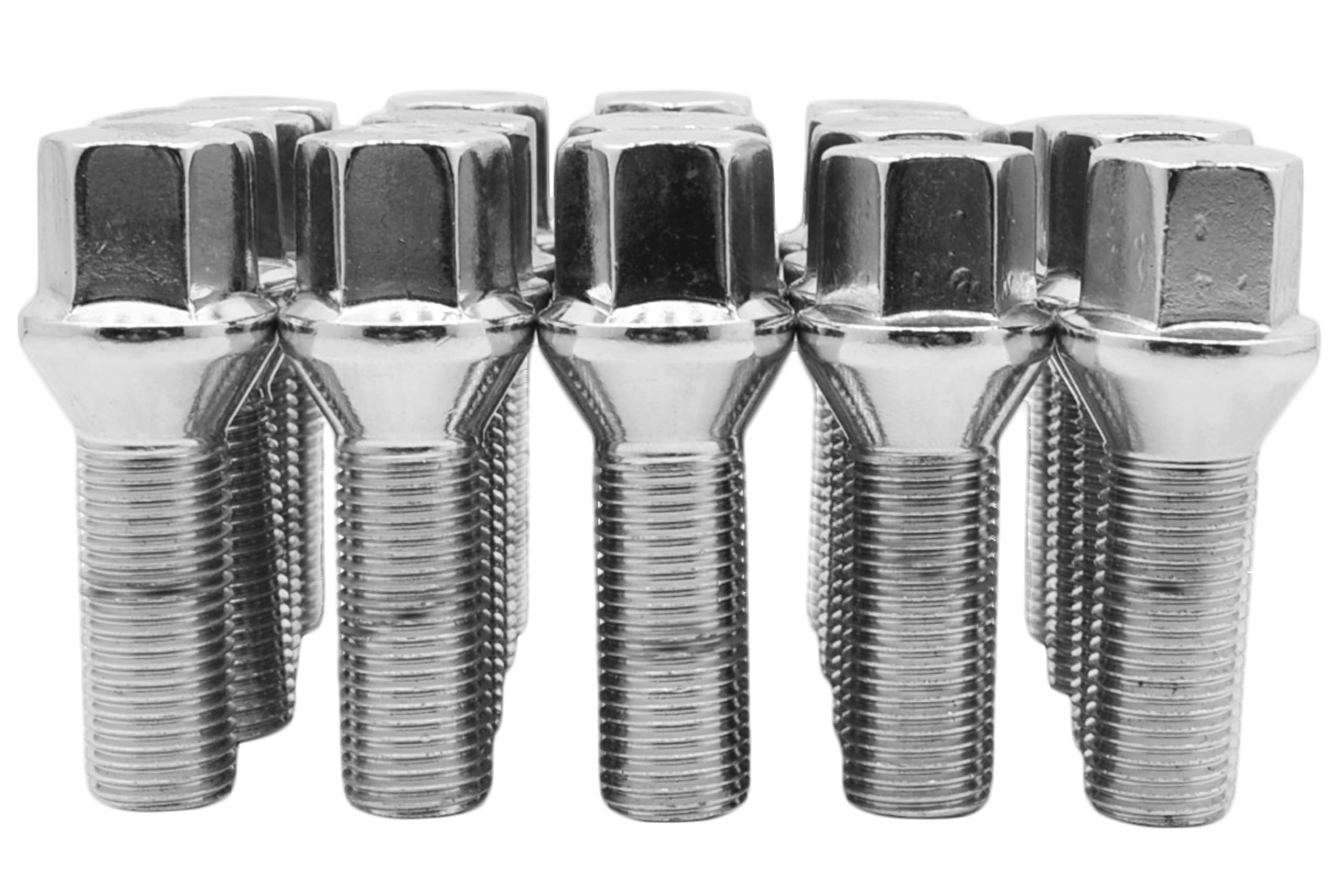 NB-AERO 20pcs Anti-Corrosion 12mm X 1.5 Aftermarket Wheel Lug Nuts fit 2004 Mazda 3 May Fit OEM Rims, Buyer Needs to Review The spec