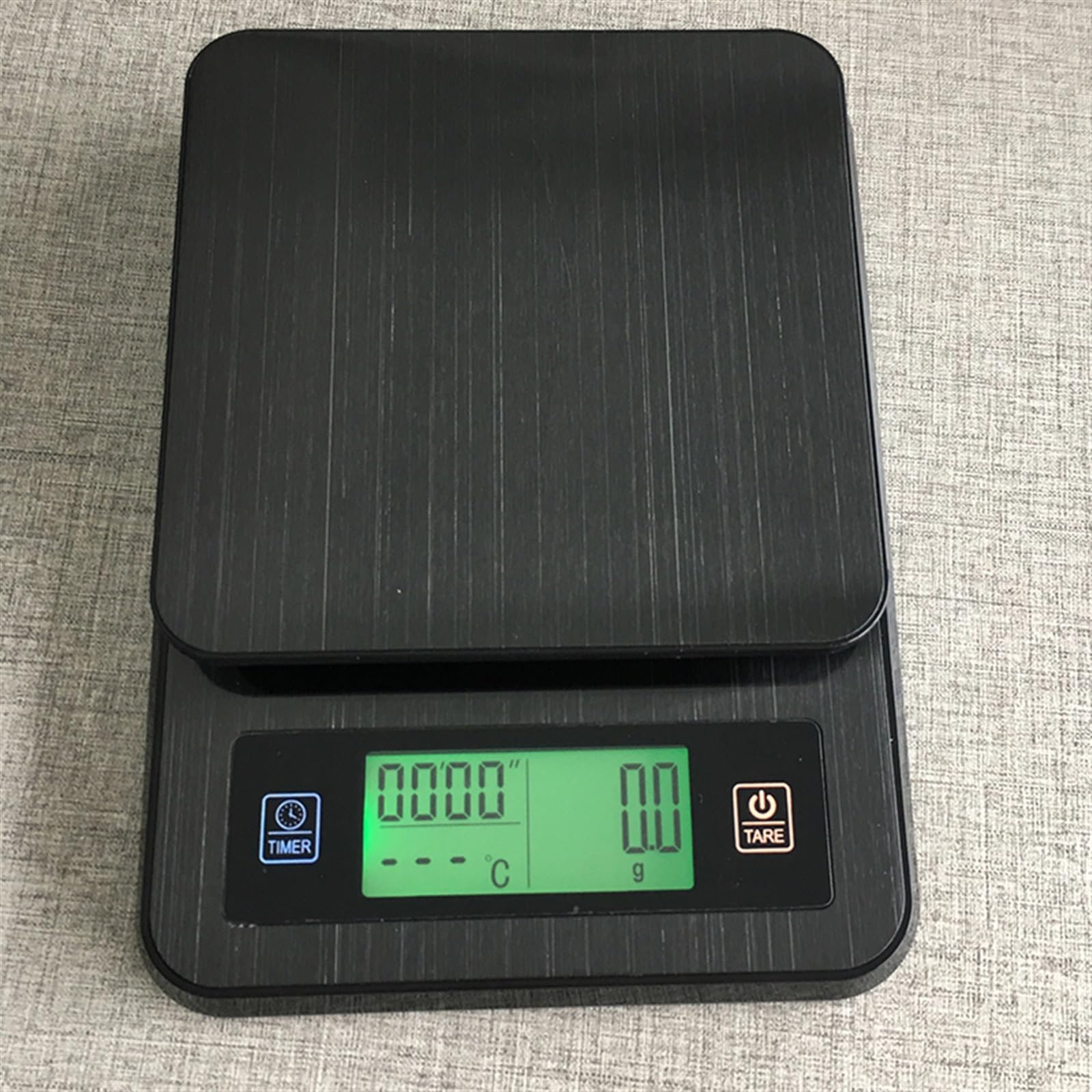 Báscula Digital LCD Electrónica De 3kg/0,1g, Balanza Cocina, Joyería Café Con Temporizador, Sonda Medición Temperatura For El Hogar Medición Precisa Esfuerzo