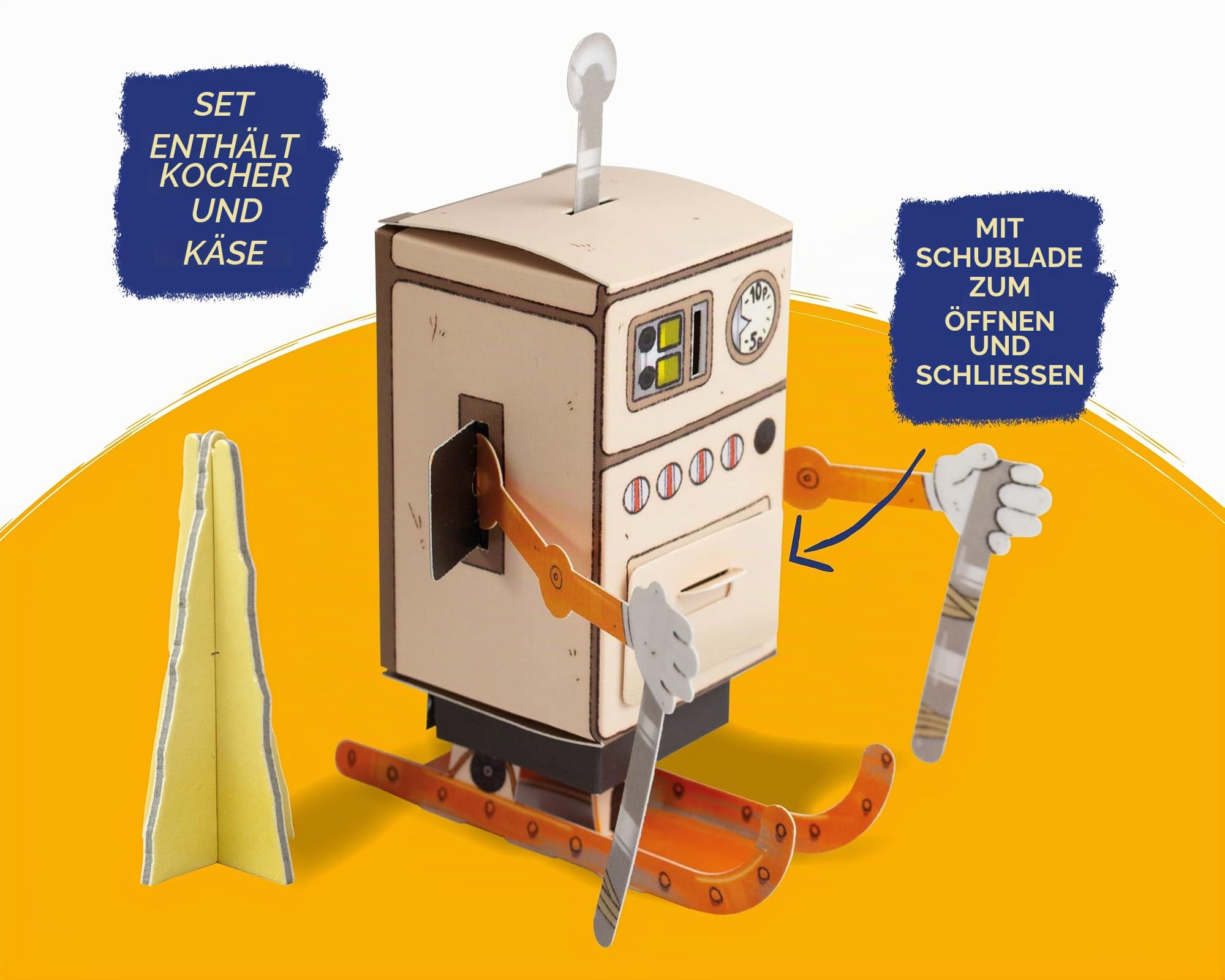 Build Your Own Wallace & Gromit Rakete Papp-Bastelset, ab 10 Jahren | Build Your Own, Aus dem Film "A Grand Day Out"