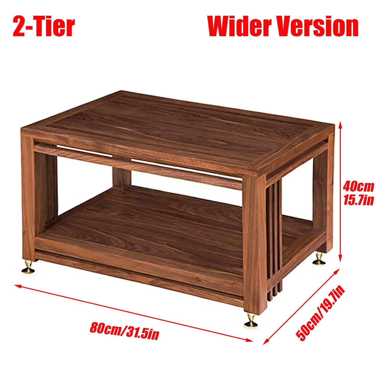 Armoire de Rangement multimédia à Plusieurs Niveaux avec Pieds amortisseurs et Conception Ouverte pour l'organisation du matériel Audio-vidéo