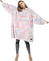 Vista 11 de Catalonia Sudadera con Capucha Manta de Gran Tamaño con Estampado de Gato y Perro de los 80, Sudadera de Forro Polar Vestible tipo Pullover