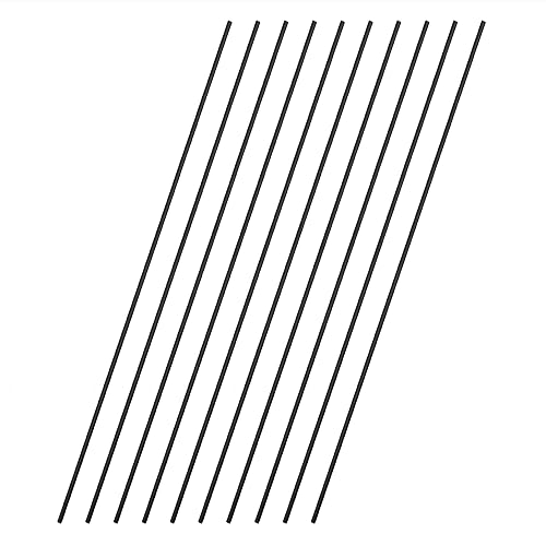 Miniatura 6 de Varillas de fibra de carbono de 0.059 in x 11.811 in barra redonda mate sólida para manualidades de bricolaje RC modelo de avión coche 10 unids