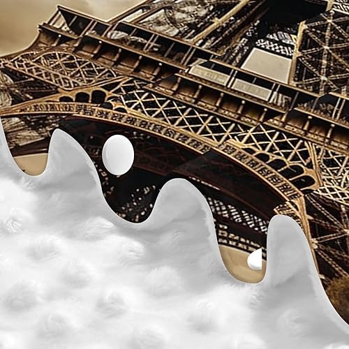 Miniatura 6 de Baby Car Seat Canopy Cover for Mom, Soft Breathable Nursing Breastfeeding Covers Multi Use Stroller Sun Shade Newborn Shower GiftParis Eiffel Tower