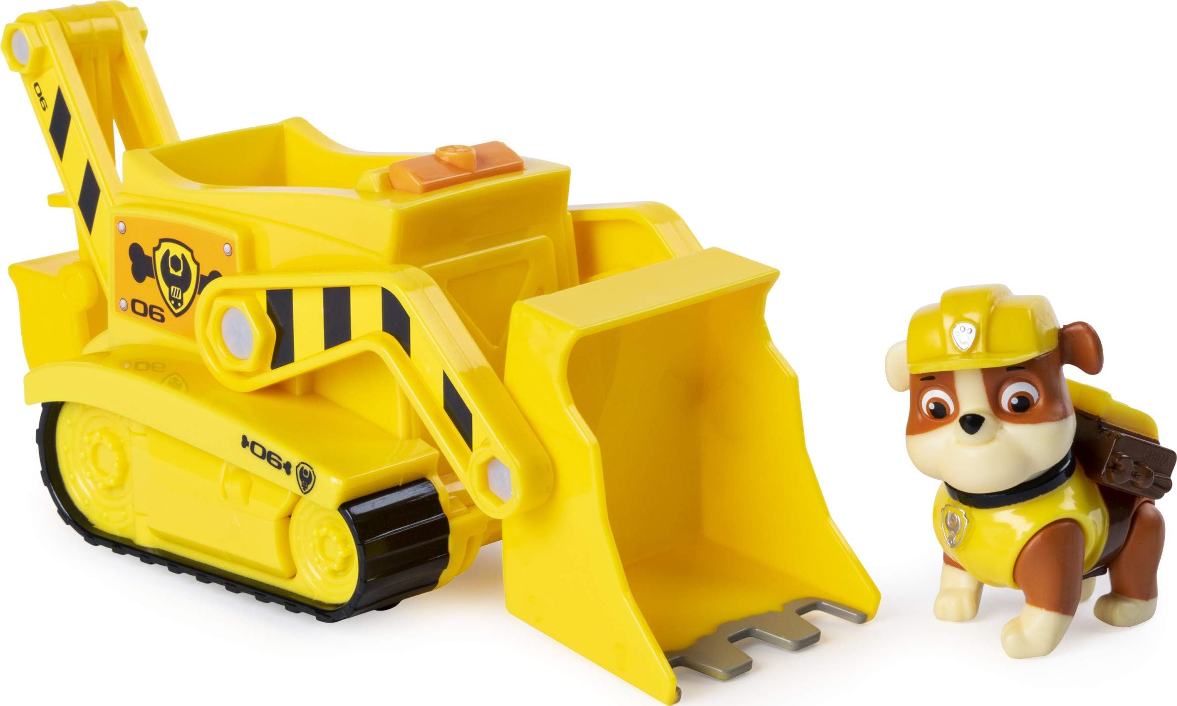 Paw Patrol Rubble’s Transforming Bulldozer with Pop-out Tools, for Ages 3 and Up