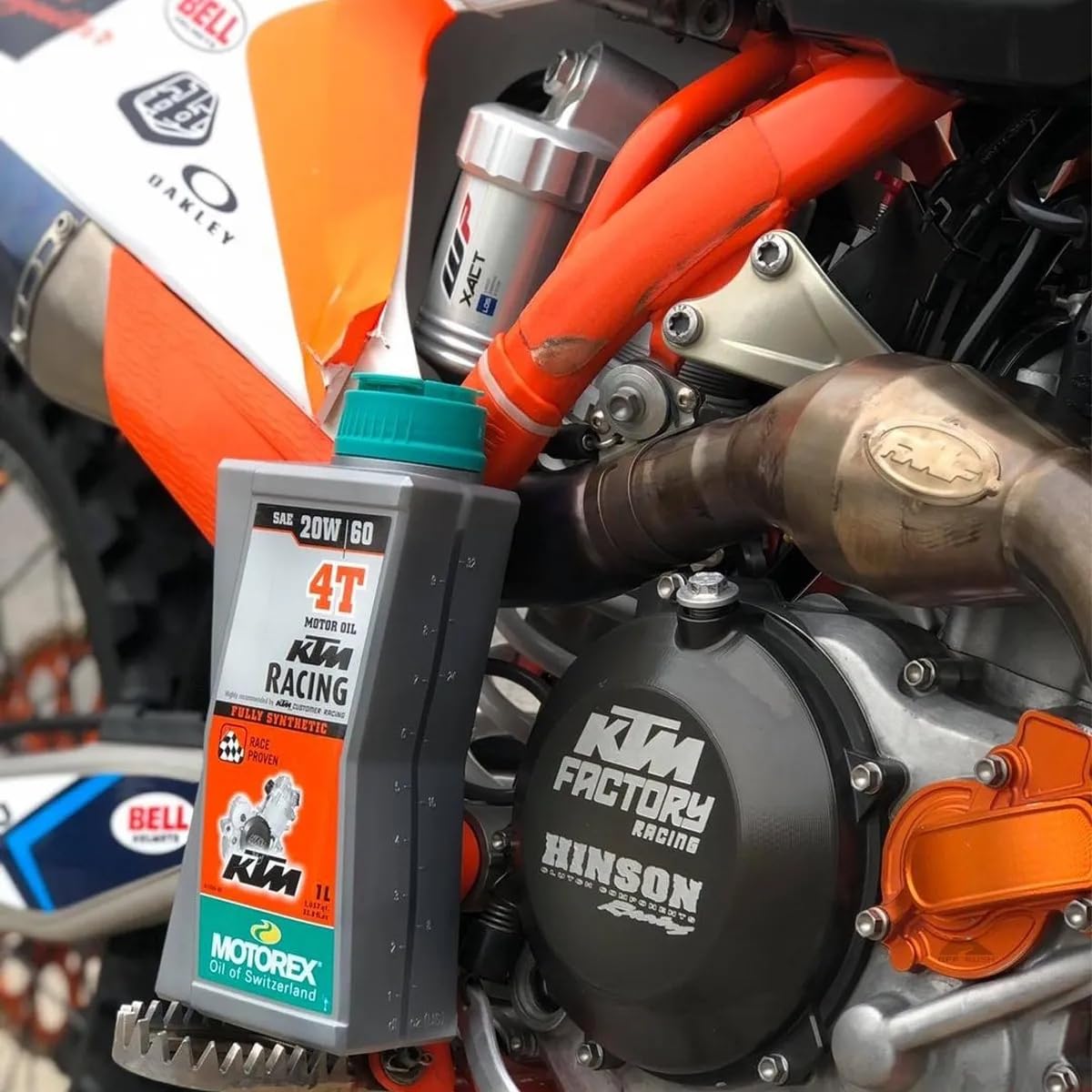 MOTOREX - Huile Moto Compatible KTM RACING 4T 20W60 1Litre