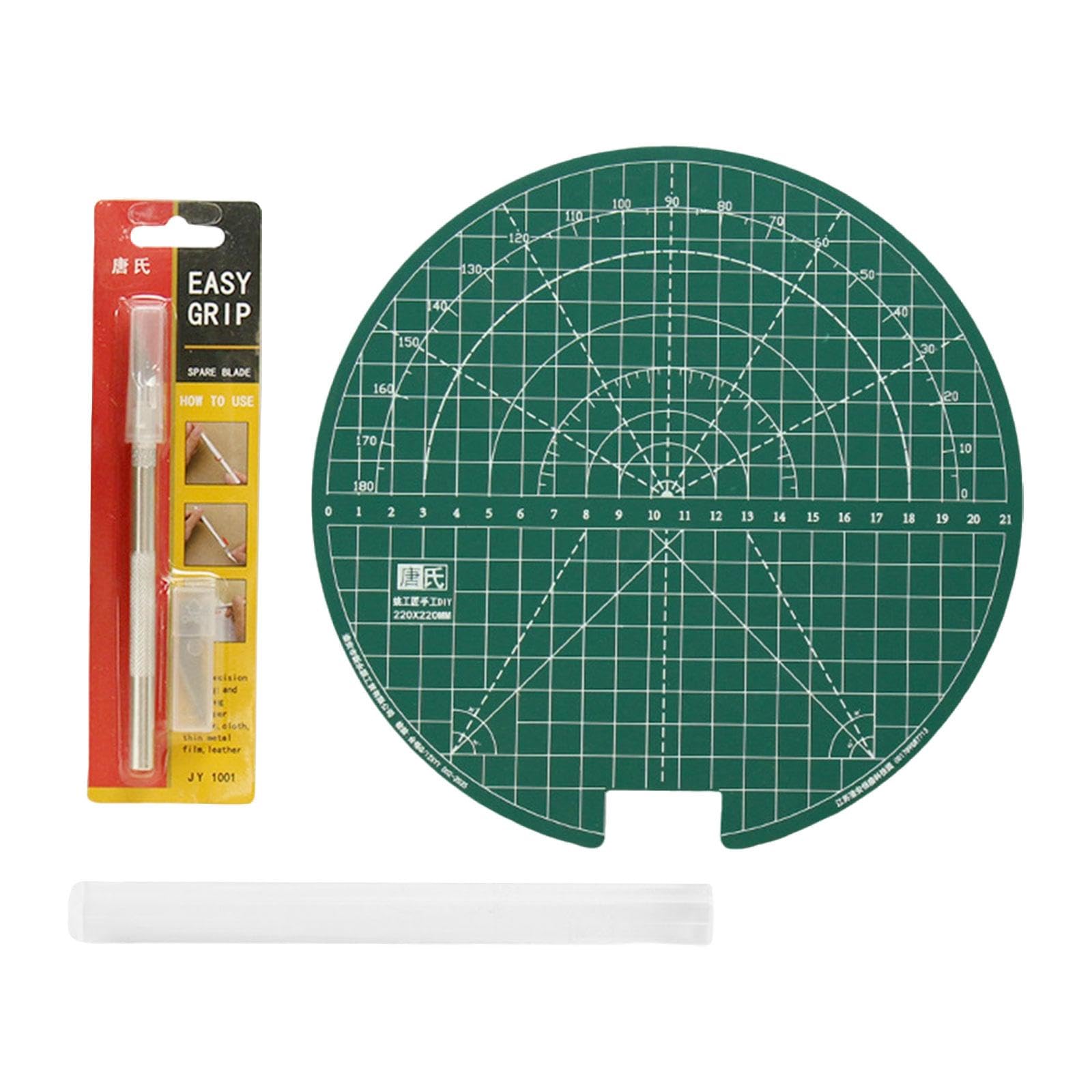 Table Tennis Rubber Cutter Platform Lightweight Rubber Sheet Cutting Station 22CM-picture-21