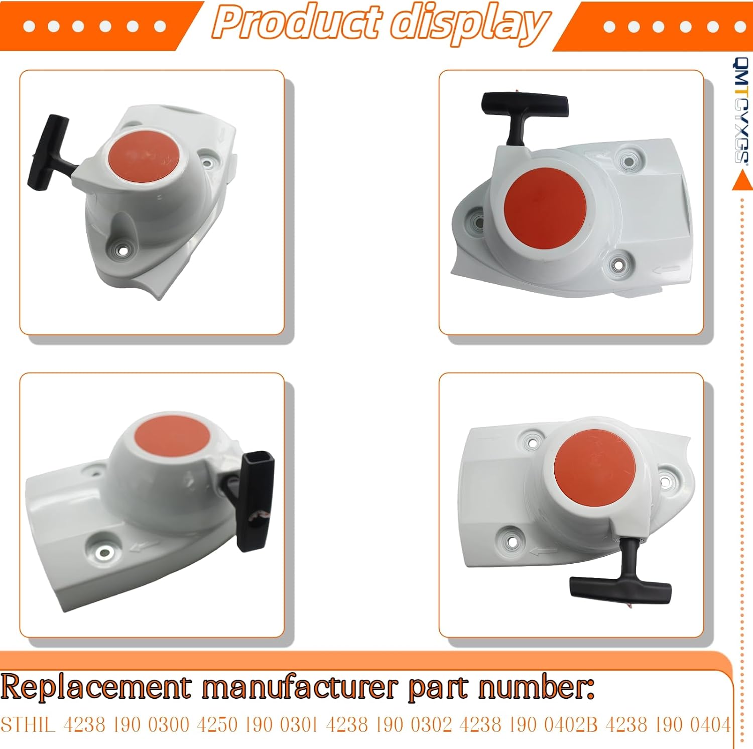 Recoil Starter for STIHL TS410 TS420 Concrete Cut Off Saw 4238-190-0300