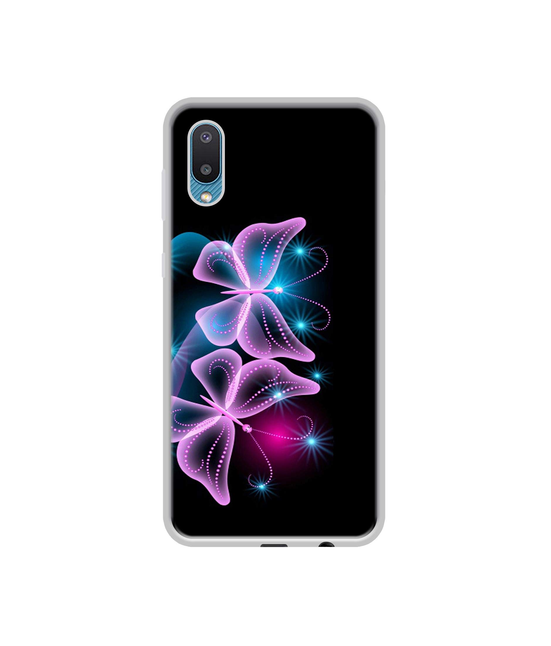 Amazon Brand - Solimo Designer Butterflies Neon Light UV Printed Soft Back Case Mobile Cover for Samsung Galaxy M02 (B08W4Z857T) Amazon Price History, Amazon Price Tracker