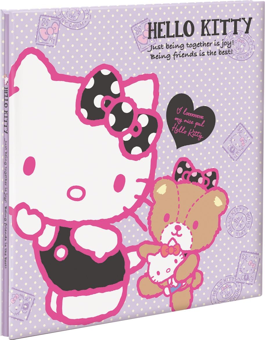 Nakabayashi H-LD-106-1 Fuel Album, Large, Hello Kitty Character, Purple